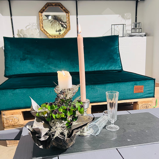 Glücksklee schön dekoriert